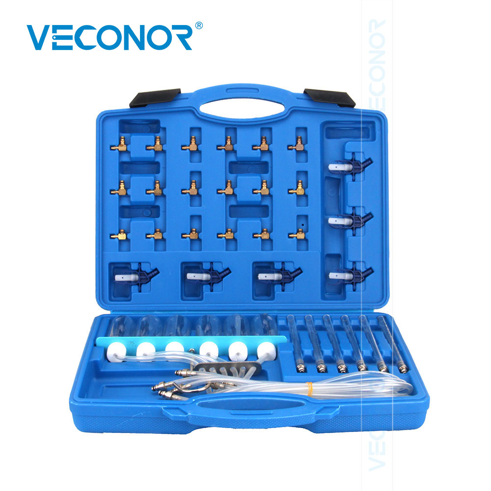 Fuel Injector Tester - Diesel Injector Flow MeterกระบอกCommon Railอะแดปเตอร์การใช้เครื่องทดสอบชุดชุดสีส่งแบบสุ่ม
