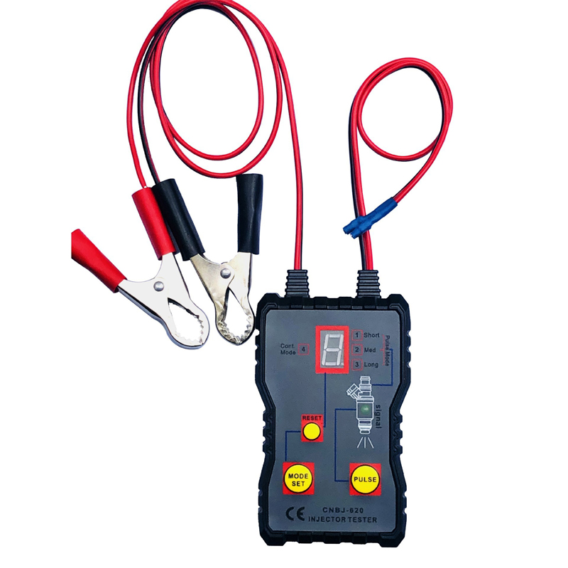 Fuel Injector Tester - เครื่องทดสอบปั๊มฉีดน้ำมันเชื้อเพลิงดิจิตอล QA1105 12V สำหรับยานยนต์ พร้อมฟังก์ชั่นทำความสะอาดหัวฉีดและตรวจจับปัญหา