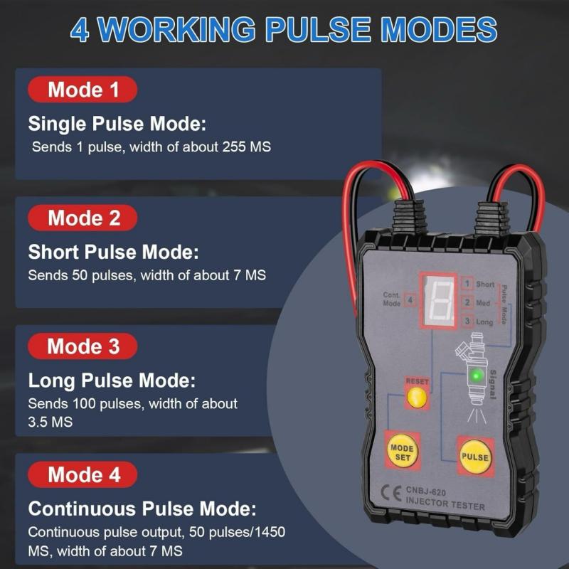 เครื่องทดสอบหัวฉีดน้ำมันเชื้อเ - Fuel Injector Tester บทวิจารณ์และราคา